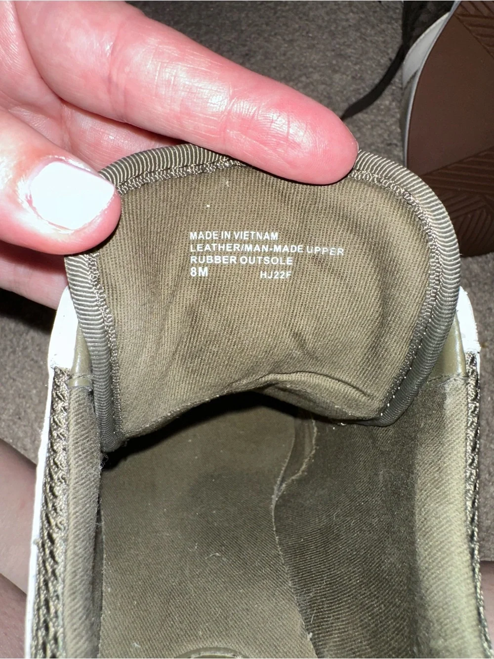 Michael Kors Olive and White Women's Fashion Sneakers